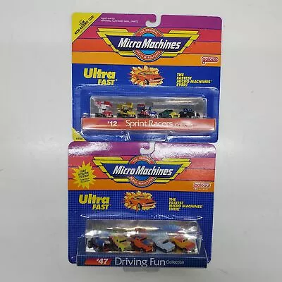 Lot Of 2 Galoob Micro Machines Scale Miniatures Spirit Racers Driving Fun Sealed • $16.50