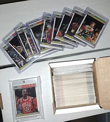 1987-88 Fleer Basketball Complete Set 1-132 Jordan Barkley Magic Bird  • $310