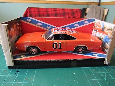 1969 Dodge Charger Dukes Of Hazzard General Lee 1/18 Scale American Muscle 2000 • $76