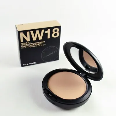 Mac Studio Fix Powder Plus Foundation NW18 - Size 0.52 Oz. / 15 G • $24.26