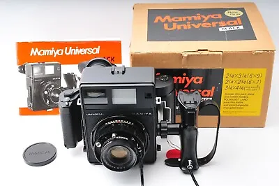 RARE [Optical Top MINT] Mamiya Universal Press 6x9 Film Camera 100mm F/3.5 Lens • $629.99