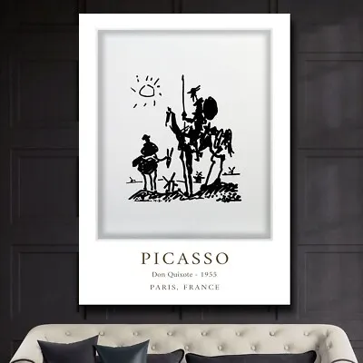 Pablo Picasso - Don Quixote -Wall Art Print Poster EXTRA LARGE 66x44 • $49.99