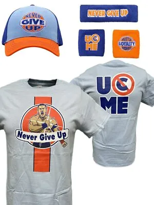 John Cena Blue Orange Never Give Up 20 Years Mens Costume • $56.99