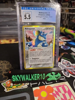 $17.10 • Buy CGC 5.5 Nidoqueen 7/101 EX Dragon Frontiers Holo Pokemon Card