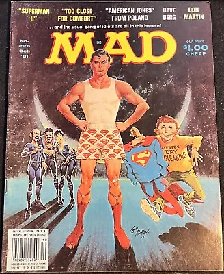 MAD MAGAZINE #226 Oct. 1981 - Superman II - Too Close For Comfort Humor Jokes • $11.99