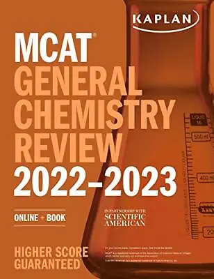 MCAT General Chemistry Review 2022-2023: Online + Book (Kaplan Test Prep) • $13.35