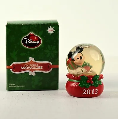 2012 Mickey Mouse Disney JCPenney Miniature SnowGlobe Christmas Holiday 2.5” NEW • $29.99