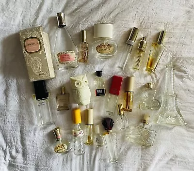 Huge Lot Of Vintage Perfume Avon Yardley Chantilly 1980s 1990s Womens Collection • $39.99