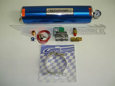 Canton 1 Quart One Accusump Oil Accumulator Kit EPC PRO Electric Valve 20-25psi • $1091.43