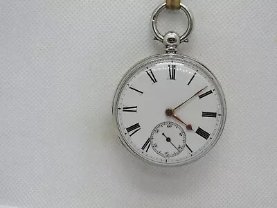 1872 Fusee Lever Pocket Watch Solid Silver Case Good Condition And Working. • £34.99