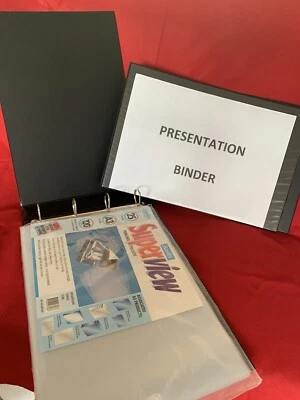 £15 • Buy A3 Landscape Presentation Binders X2- Black