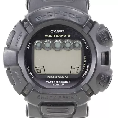 CASIO ※as-is Item Watches GW-9000 G-SHOCK Madman BlackDial Stainless Ste... • $72