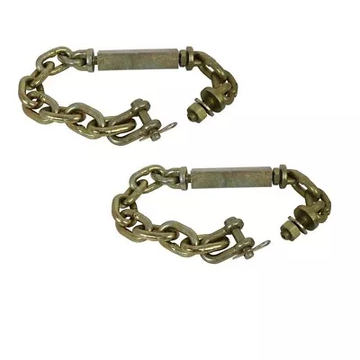 2 Universal 3 Three Point Hitch Chain Stabilizer Turnbuckle Sway • $106.99