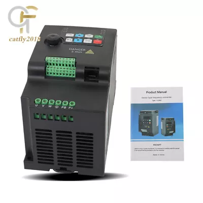 1 To 3 Phase VFD 220V Variable Frequency Drive Inverter Converter 3KW 4HP • $97.91