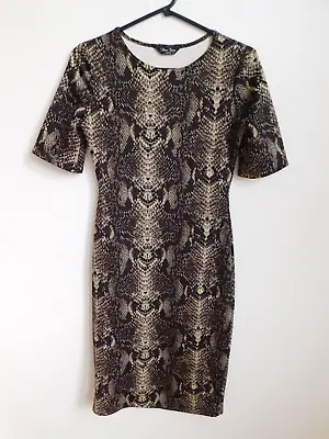 £5.99 • Buy Winter Women Knitted Dress Size 10 Black