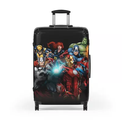 Marvel Suitcase Marvel Comic Suitcase Marvel Heroes Suitcase Custom Suitcase • $172.42