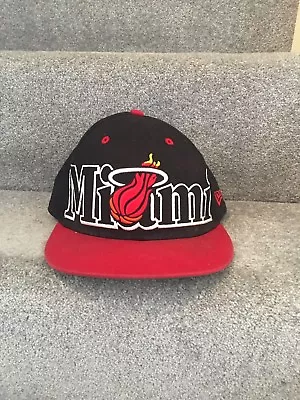 New Era Miami Heat Snapback Snap Back Hat NBA Basketball • £10