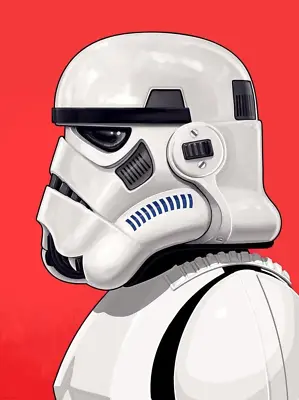 Mike Mitchell STORMTROOPER Portrait STAR WARS Print SIGNED Poster Mondo DISNEY • $69