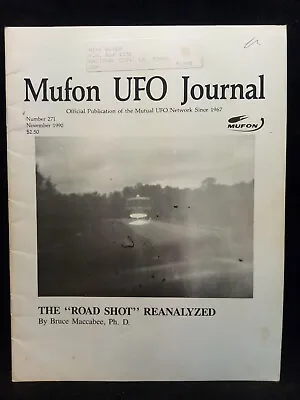 UFO Journal Mutual UFO Network MUFON Aliens Issue Number 271 November 1990 • $11.99