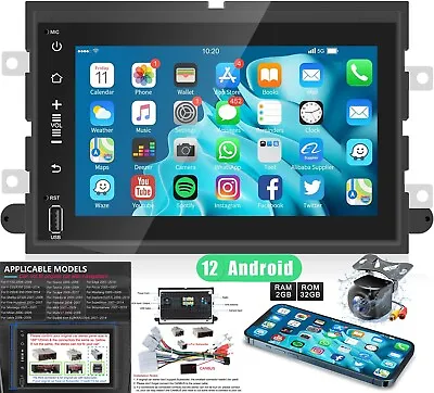 For Ford Fusion F150/250/350 Wifi Android 12 Apple Carplay Car Radio Stereo Gps • $144.59