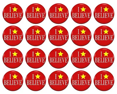 20x I Believe Miracle On 34th Street Christmas 25mm / 1 Inch D Pin Button Badges • £8.99