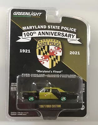 Greenlight Maryland State Police 100th Anniversary 1967 Ford Custom Chase • $20