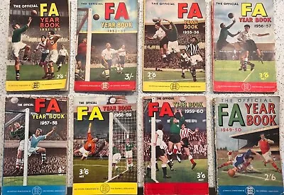 THE OFFICIAL FA YEARBOOK 1950s-70s Various Quantities Available From £9.99 Each • £9.99