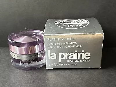 La Prairie Platinum Rare Haute-Rejuvenation Eye Cream 3 Ml./0.1 Oz. NIB! • $69.99