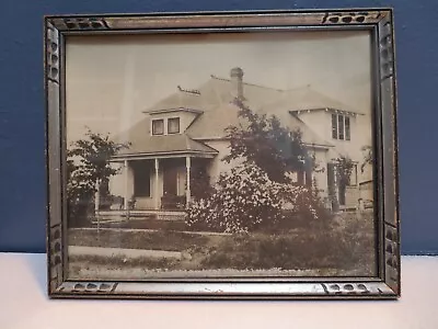 Vintage Sepia Framed Photo Of House • $24.99