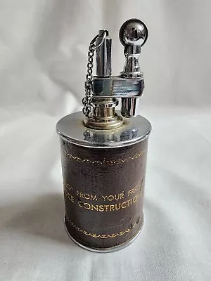 Vintage The Executive Art Deco Table Lighter Leather Broce Construction. RARE • $21.50