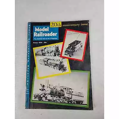 Model Railroader Magazine 20th Anniversary Issue Volume 21 Number 1 January 1954 • $17.96