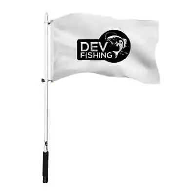 $9.99 • Buy Dev Fishing Removable Boat Rod Holder Rocket Launcher Flag Pole 43  DFH 100