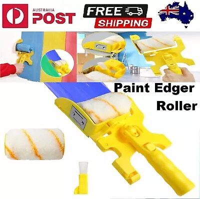 Multifunctional Clean-Cut Paint Edger Roller Brush Safe Tool For Wall Ceiling AU • $27.99