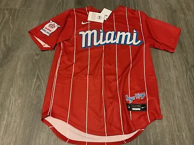 Nike Miami Marlins City Connect Red Jersey #15 Anderson Men’s Size: Medium • $56