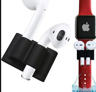 Watch Band Silicone Shockproof Anti-Lost Holder For Apple AirPods 3 2 1 Earphone • £3.99