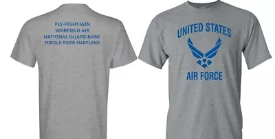Warfield Air National Guard Base *md*2-sided Shirt*vinyl*officially Licensed • $39.95