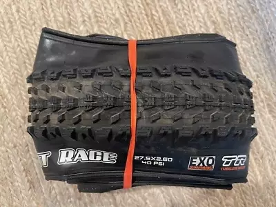 Maxxis Ardent Race Tire - 27.5 X 2.6 Tubeless Folding EXO Black With White Logo • $39