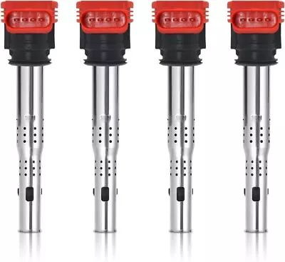$56.99 • Buy 4PCS Ignition Coil Pack For Audi TT A4 A5 R8 VW Golf Jetta GTI 2.0L 2.0T UF529