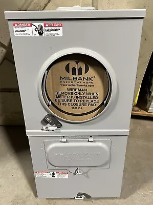 U3499-XL-100 Milbank 100 Amp 240V Single Phase Ringless Meter Socket New • $750