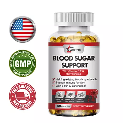Blood Balance - Blood Sugar Support & Blood Pressure Supplement - 60 Capsules • $10.89