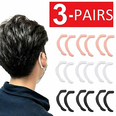 3 Pairs Universal Ear Hook Face Mask Ear Protection Pad • $4.55