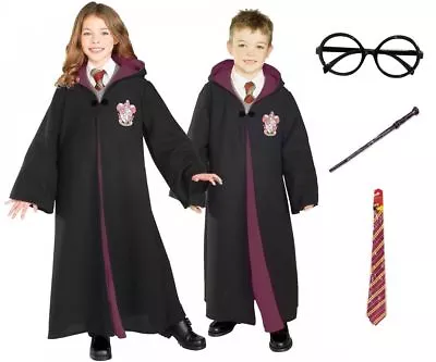 Boys Girls Adults Harry Potter  Fancy Dress Costume Robe Kids For World Book Day • $8.99