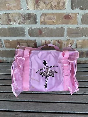 Little Girl Cute Ballet Dance Duffle Bag Dance Backpack With Pink Lae • $7