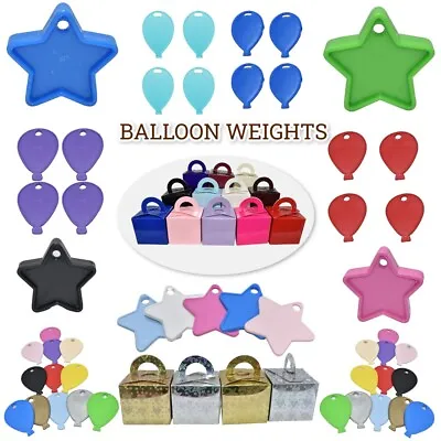 £1.38 • Buy BALLOON WEIGHTS HELIUM Heart Weight Decoration Birthday Party WEDDING Ribbon Fun