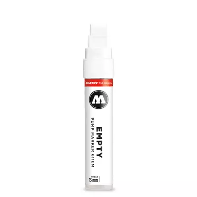 Molotow 611EM EMPTY 15mm Broad Tip Marker Graffiti Art Supplies • $5.99