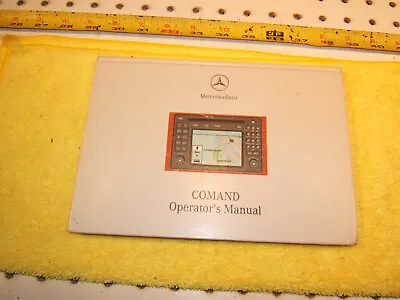 Mercedes W210 E320 W208 Front Dash COMAND Operator's Manual OEM 1 Booklet Only • $75