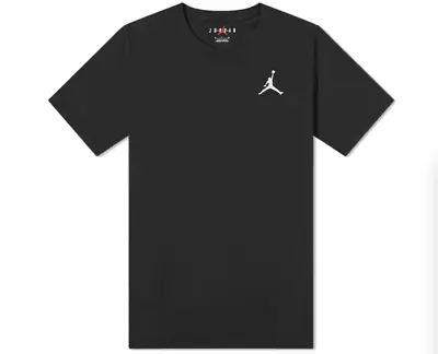 Nike Men's Air Jordan Jump Man Short-Sleeve T-Shirt Black/White DC7485-010 I • $22.74