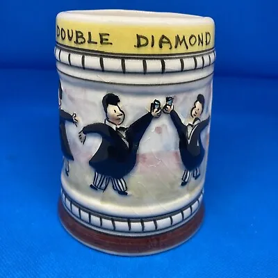 Vintage Marmaca Double Diamond Mug Italian 1960s San Marino Hand Painted • $31.11