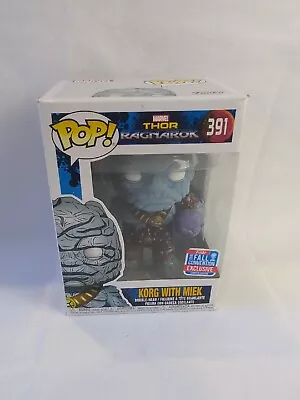 THOR RAGNAROK KORG With MIEK #391 2018 CONVENTION EXCLUSIVE POP VINYL     • $21.33