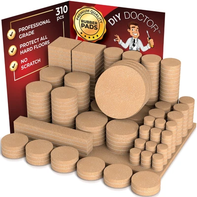 £10.95 • Buy Felt Pads For Furniture Chair Legs Self Adhesive Floor Protector Leg Set Sticky